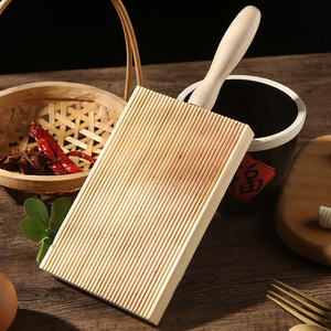Nuovo Piccolo Tagliapasta e Spatola per Gnocchi <span class=keywords><strong>in</strong></span> Legno Naturale Fatto <span class=keywords><strong>a</strong></span> <span class=keywords><strong>Mano</strong></span> - Product Image 3