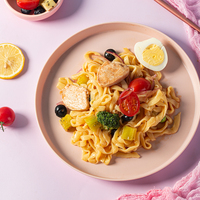 Fettuccine Keto Sin Soya, Fideos Konjac, Fideos Shirataki a Base de Plantas, Sin Gluten, Bajos en Calorías