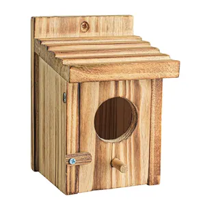 Humming Bird Houses For Outdoor Hanging Small Bird Nesting Box Wooden Bird House