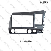 Hochwertiges 9-Zoll-Gunmetal-Grau Horizontales Einbau-Innenausstattungs-Upgrade-Kit für Honda Civic 2008-2011 RHD Auto-Umbau-Zubehör