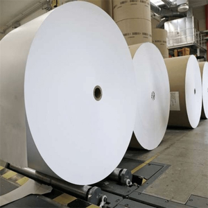 Offre Spéciale Papier LWC 52gsm 54gsm 58gsm 60gsm Papier Couché Léger en Bobine ou en Feuilles pour Impression de Flyers - Product Image 1