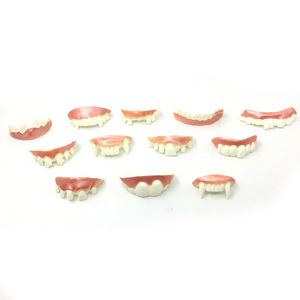 Dents de vampire pour farces d'Halloween, accessoires de mascarade, 12 types, unisexe, pour adolescents, masques amusants pour fêtes - Product Image 4