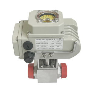 Actuador de control de gas de cuarto de vuelta de alta presión HL, personalizable, compatible con AC220v DC24v, válvula de bola OEM, compatible con HEM, válvula de bola inteligente de PVC - Product Image 6