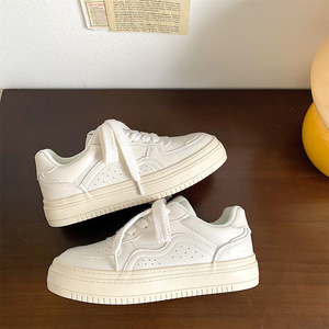 Nuevas <span class=keywords><strong>Zapatillas</strong></span> Blancas de Suela Gruesa y Transpirables para <span class=keywords><strong>Mujer</strong></span>, Versátiles para Deporte y Ocio, con Puntera Ancha - Product Image 2