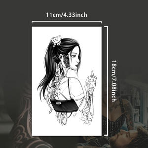 Caractère et Beats Design Tatouage Temporaire Style Sacré Tatouage Semi Permanent Étanche Durable pendant 2 Semaines Tatouage À Base De Plantes pour Bras - Product Image 2