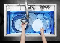 Évier utilitaire multifonctionnel professionnel personnalisé Évier de cuisine à cuvette unique en acier inoxydable