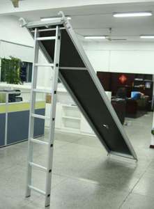 Plateforme Alu-ply avec trappe et échelle / Planche en aluminium avec échelle - Product Image 5
