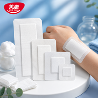 Pansement médical micro-perforé en coton adhésif, respirant, bords non-tissés, adhésif hypoallergénique pour la réduction de l'humidité
