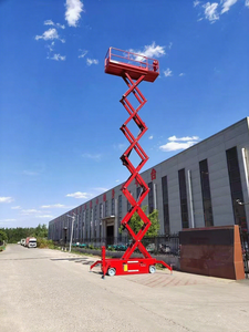 Plataforma Elevadora de Tijera Eléctrica Autopropulsada de 10 Metros, Plataforma de Trabajo Aérea de Elevación y Descenso Vertical, Elevación de Tijera - Product Image 4