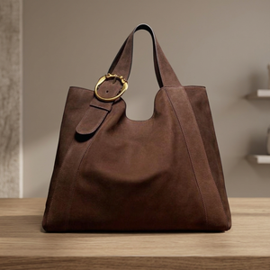 Pochette pour femme en cuir véritable, personnalisée, durable, légère, imperméable, avec fermeture éclair, pliable, grande capacité, bandoulière - Product Image 3