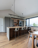 Meubles design modernes Armoires de cuisine en bois massif de forme luxueuse