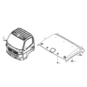 トラックボディシェルルーフアクセサリートラックアセンブリアクセサリー