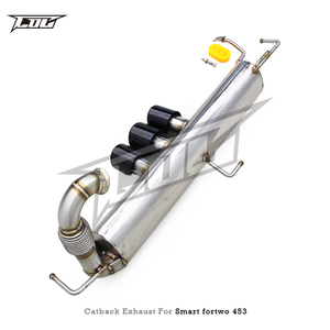 <span class=keywords><strong>Tubo</strong></span> <span class=keywords><strong>de</strong></span> <span class=keywords><strong>escape</strong></span> Catback <span class=keywords><strong>de</strong></span> fábrica para <span class=keywords><strong>SMART</strong></span> <span class=keywords><strong>Fortwo</strong></span> W453 0,9 T/1.0L 2016-2023 sistema <span class=keywords><strong>de</strong></span> <span class=keywords><strong>escape</strong></span> <span class=keywords><strong>de</strong></span> acero inoxidable con eje trasero - Product Image 3