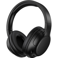 Headset ANC dengan Chip Bluetooth Peredam Kebisingan, Headset Nirkabel Daya Tahan Baterai Lama, Headset Lipat untuk Gaming