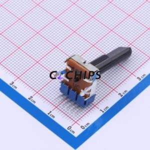 Résistance/potentiomètre réglable RK12L1230A08, composant traversant (THT)-6P, 15,5x12mm, résistance 10kOhm 20% - Product Image 2