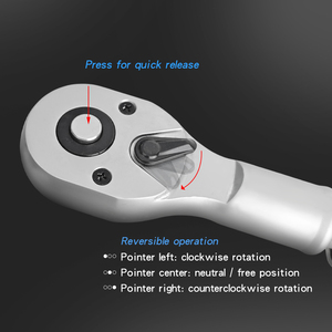 Clé à cliquet télescopique extra longue <span class=keywords><strong>de</strong></span> 3/4 po, 630-1000 mm, poignée réglable à 7 positions pour l'entretien industriel <span class=keywords><strong>de</strong></span> grandes machines - Product Image 5
