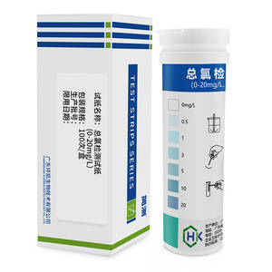 Tiras Reactivas para Prueba de Cloro Total 0-20mg/L para Análisis de Aguas Residuales - Product Image 1