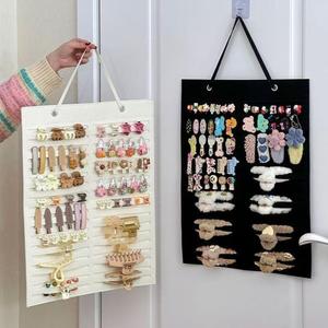 Children's Hair Clip <b>Storage</b> <b>Wall</b> Rack Large Capacity <b>Hanging</b> Headband & Accessory Sorting Bag - Product Image 3