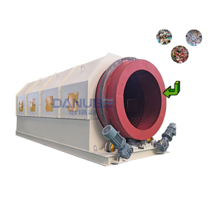 เครื่องกำจัดขยะแบบหมุนหน้าจอ MSW Trommel สำหรับขยะมูลฝอยในเขตเทศบาล - Product Image 1