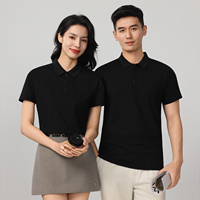 Polo en coton pour homme à col rabattu, taille européenne personnalisée, séchage rapide, antistatique, cadeau promotionnel, publicité, manches courtes