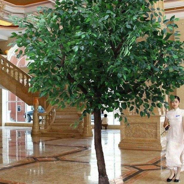 ต้นไม้สีเขียวจำลอง