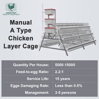 Équipement d'élevage avicole : Cage à poules pondeuses de type A, 3/4 niveaux, 96/120/128/160 poules, cages en batterie pour poulaillers