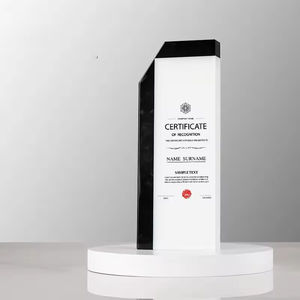 Trofeo <span class=keywords><strong>de</strong></span> Cristal Personalizable <span class=keywords><strong>de</strong></span> Alta Gama con Grabado 3D Creativo en Columna Cuadrada para Reconocimiento a Empleados Destacados <span class=keywords><strong>de</strong></span> la Empresa - Product Image 6