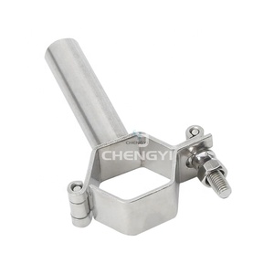 Support de tuyau hexagonal en acier inoxydable, serrage flexible pour pipeline - Product Image 4