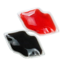 Pack de gel promotionnel très vendu pour le soin des lèvres à domicile, compresses de gel chaud/froid réutilisables en forme de lèvres, pack de gel glacé