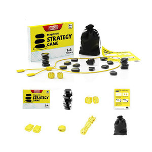 Jeu d'échecs magnétique avec 20 pierres et cordon réglable amélioré, 2 dés et pochette de voyage, outil interactif familial pour enfants et adultes - Product Image 1