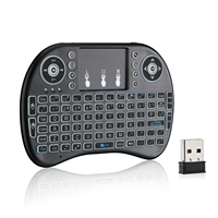 I8 Keyboard nirkabel Mini cerdas untuk continulator atau Compute dengan menancapkan ke dalam Dock Display audio Microsoft atau hub USB