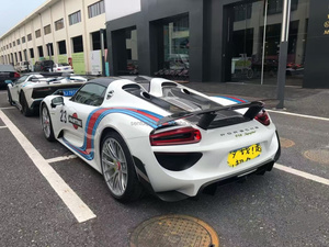 Kit carrosserie en fibre de carbone sèche pour Porsche 918 Weissach, diffuseur, spoiler, prise d'air en fibre de carbone, pare-chocs 918 - Product Image 5