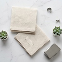 Glampkg Pochette à bijoux en coton style enveloppe pour boucles d'oreilles, colliers, bagues, rangement de bijoux