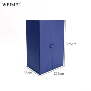 WEIMEI Luxury Wooden PU Leather Velvet Jewelry <b>Box</b> Rectangle Drawer Handle Custom Logo Wholesale Jewelry Display Storage <b>Box</b> - Product Image 6