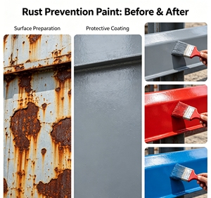 Peinture acrylique industrielle pour bateaux d'extérieur avec excellente performance antirouille pour application par pulvérisation sur métaux côtiers - Product Image 3