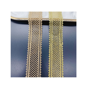 Phong cách song phương Ren DRESS TRIM trong vàng Lolita phong cách DIY vàng chủ đề thêu lưới cho giày túi quần áo trang trí nội thất - Product Image 5