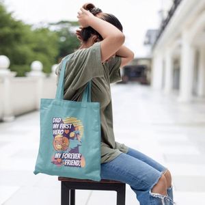 Sac fourre-tout en toile personnalisé DLBZ de haute qualité, durable et écologique, avec motif de dessin animé, idéal pour la fête des pères et les fêtes - Product Image 6