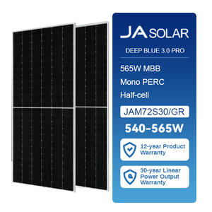 Panneau solaire JA <span class=keywords><strong>Solar</strong></span> Jam72d30-<span class=keywords><strong>550</strong></span> Watt 540w <span class=keywords><strong>550</strong></span> <span class=keywords><strong>Wp</strong></span> Mono Perc Demi-cellules Panneaux solaires JA <span class=keywords><strong>Solar</strong></span> en vente en stock - Product Image 1