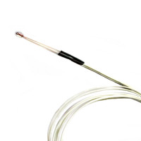 Termistor/Sensor Suhu NTC 100K Ohm 3950, Cocok untuk Printer 3D dengan Kabel Berinsulasi Teflon