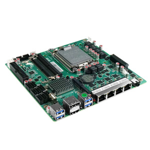 Bkhd mới 12 13 14 Intel i3 i5 i7 I9 lga1700 4 * LAN 2.5g 8 * SATA q670 NAS Bo mạch chủ ITX hỗ trợ Đột kích Intel vPro - Product Image 1