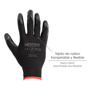 Guanti Impregnati in Nitrile/Poliestere 10 Pollici - Product Image 4