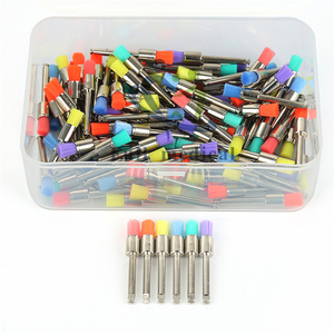 Spazzole Dentali Universali in Nylon Piatto per Lucidatura, 100 Pezzi, Nuovo Colore - Product Image 1