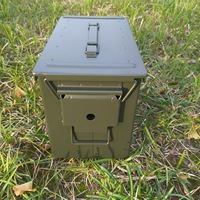 PA108 Fat 50 Cal Iron Munitions Can Boîte de munitions en métal avec support de personnalisation OEM
