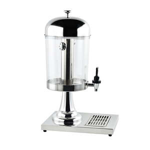 Dispensador de bebidas de acero inoxidable comercial de una sola cabeza 8 16 24L Dispensador de jugo caliente frío para fiestas fabulosas Bodas - Product Image 5