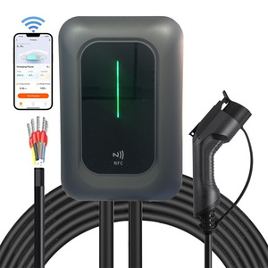 Commercial Ev Charger 22kw Type 2 Wall Mounted Station 32a Three Phase 400v Fleet Rfid App Ce Ocpp 16 En 61851 Custom logo - Product Image 4