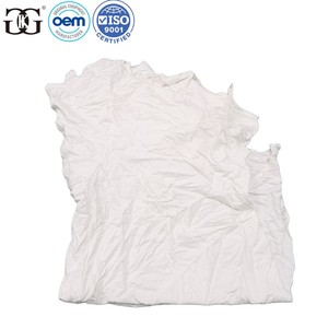 استخدام بحري 10 بالات ممسحة قطنية قميص أبيض مستعمل ملابس محبوكة قماشية - Product Image 5