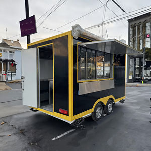Carrito de Comida Multifuncional de Acero Inoxidable Comercial de 4 Ruedas con 2 Años de Garantía para Mercado Nocturno, Barbacoa, Zona Turística de Playa - Product Image 3