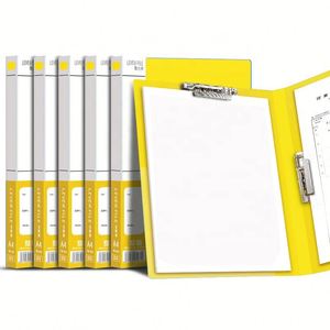 Dossiers A4 en PP, papeterie de bureau et scolaire, classeurs de rangement, classeurs à pinces, dossiers personnalisés - Product Image 5