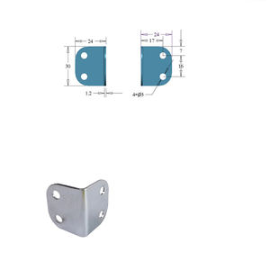 מגן פינתי אביזרי מארז נייד טיסה פינת זווית ישרה מגן מתכת תושבת - Product Image 6