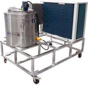 Petite machine à pasteuriser le lait à la vapeur pour la crème glacée, homogénéisateur de crème glacée, machine à pasteuriser les œufs pour la crème glacée à vendre - Product Image 1